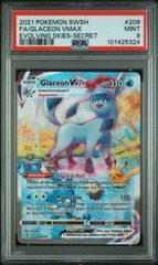 Glaceon VMAX - 209/203 - Secret Rare - PSA 9
